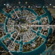The DLC”s map consists of three regions set in concentric circles. Note the Isu knowledge meter in the lower right.